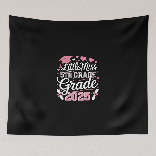 Item preview, Little Miss 5th Grade Graduation Graduate Coquette Bow Kids  designed and sold by dainegilbert.