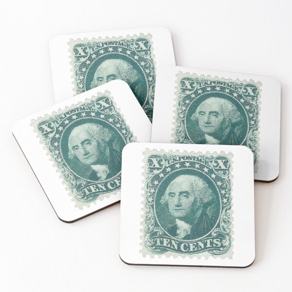 Item preview, Washington Green Vintage USA Postage Stamp designed and sold by red-amber65.