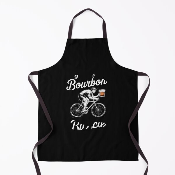 Item preview, A Man Cannot Survive On Bourbon Alone Bicycle Cycling Biker designed and sold by IhanVaanMaArt.