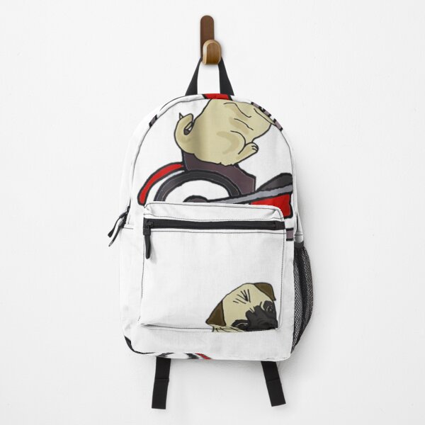 Item preview, Cute Pug Dog Riding Motorcycle Chopper Biker Animal Lover Art designed and sold by GalenoHenley.