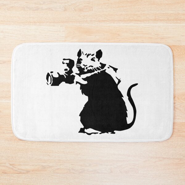 Item preview, Iconic Stencil Rat Photographer Taking Picture designed and sold by DonVivaldo.