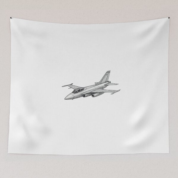 Item preview, Flight Mood Pencil Sketch Jet Sticker designed and sold by Gscode.