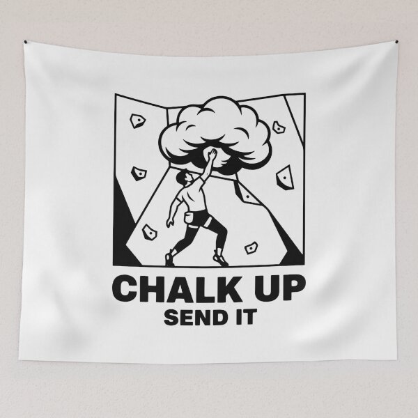 Item preview, Chalk Up Send It Rock Climbing Fun designed and sold by LuminOrb.