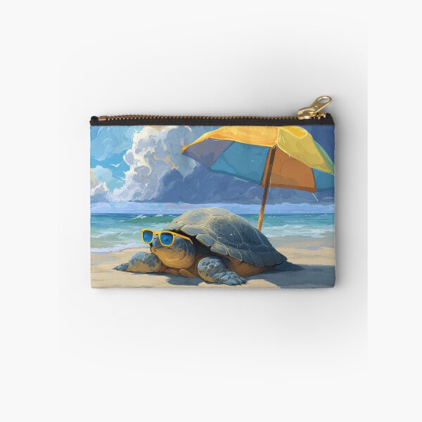 Item preview, Sea Turtle Series – Breezy Beach Lounge Painting designed and sold by CuongArtLab.