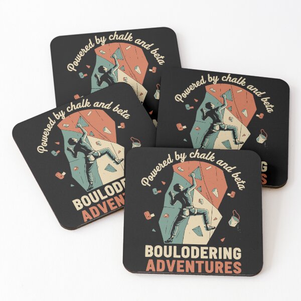 Item preview, Powered By Chalk And Beta Bouldering Adventures designed and sold by LuminOrb.