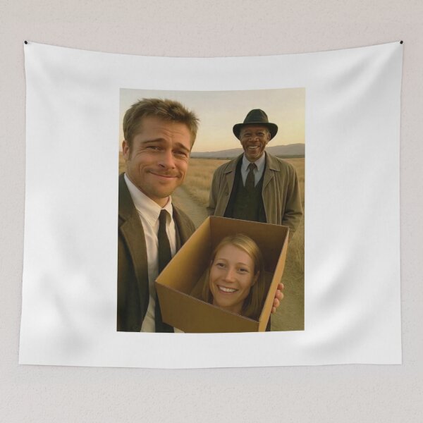 Item preview, Se7en 1995 Movies Funny Meme designed and sold by MichaelBurnLove.