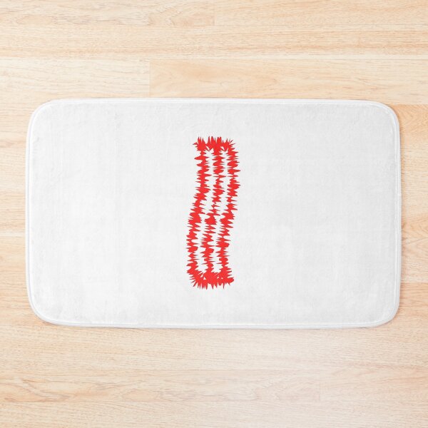 Item preview, Letter I Red Static Glitch Art designed and sold by uncoXab.