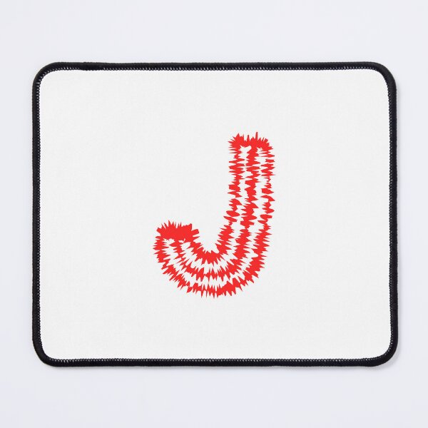 Item preview, Letter J Red Static Glitch Art designed and sold by uncoXab.