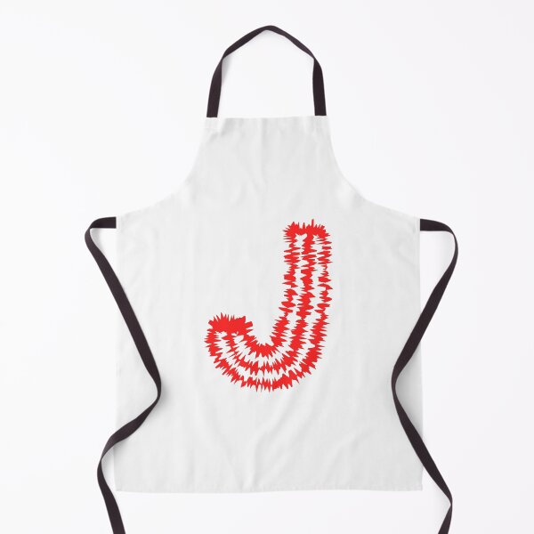 Item preview, Letter J Red Static Glitch Art designed and sold by uncoXab.