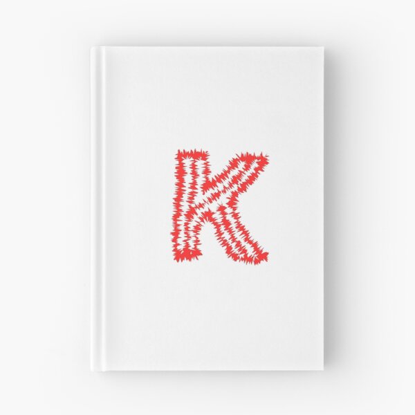 Item preview, Letter K Red Static Glitch Art designed and sold by uncoXab.
