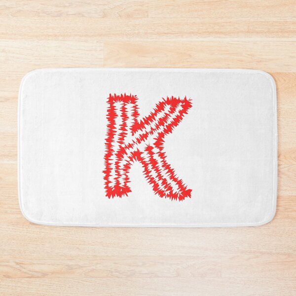 Item preview, Letter K Red Static Glitch Art designed and sold by uncoXab.
