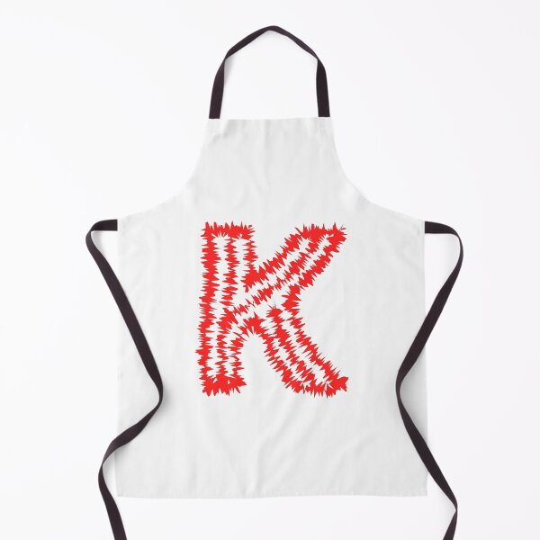 Item preview, Letter K Red Static Glitch Art designed and sold by uncoXab.