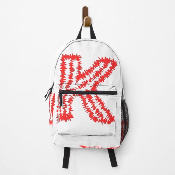 Item preview, Letter K Red Static Glitch Art designed and sold by uncoXab.
