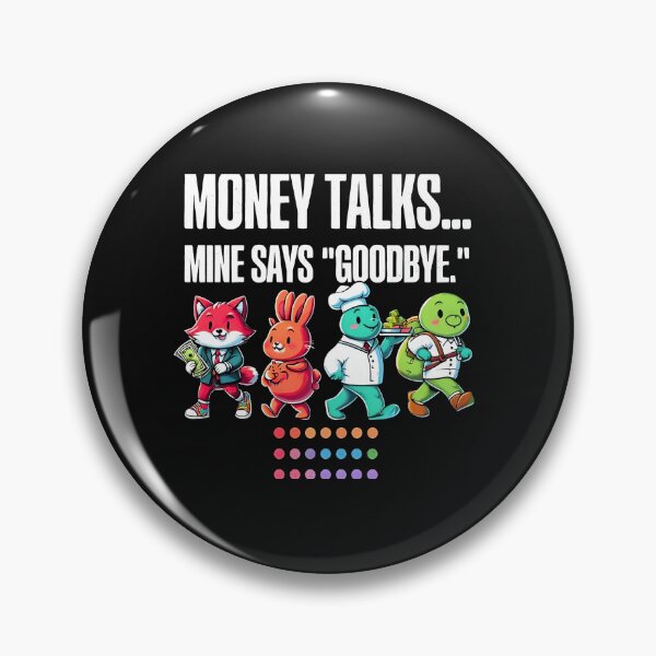 Item preview, "Money Talks, Mine Says Goodbye - Humorous Finance T-Shirt" designed and sold by GiftLore Studio.