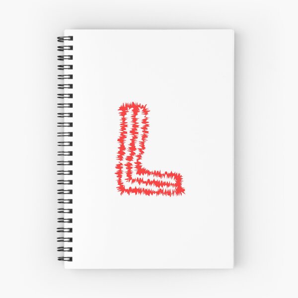 Item preview, Letter L Red Static Glitch Art designed and sold by uncoXab.