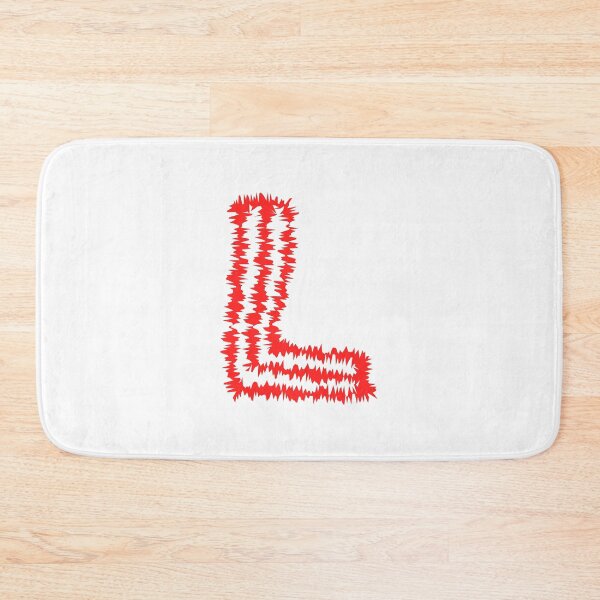 Item preview, Letter L Red Static Glitch Art designed and sold by uncoXab.