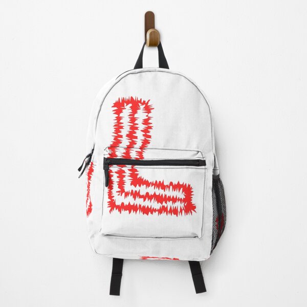 Item preview, Letter L Red Static Glitch Art designed and sold by uncoXab.
