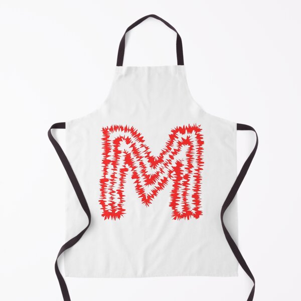 Item preview, Letter M Red Static Glitch Art designed and sold by uncoXab.