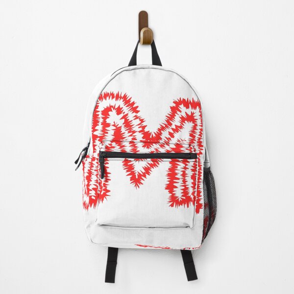 Item preview, Letter M Red Static Glitch Art designed and sold by uncoXab.