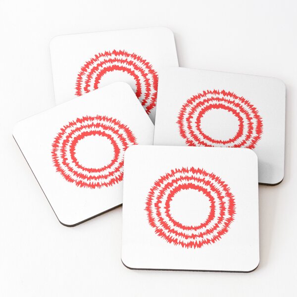 Item preview, Letter O Red Static Glitch Art designed and sold by uncoXab.