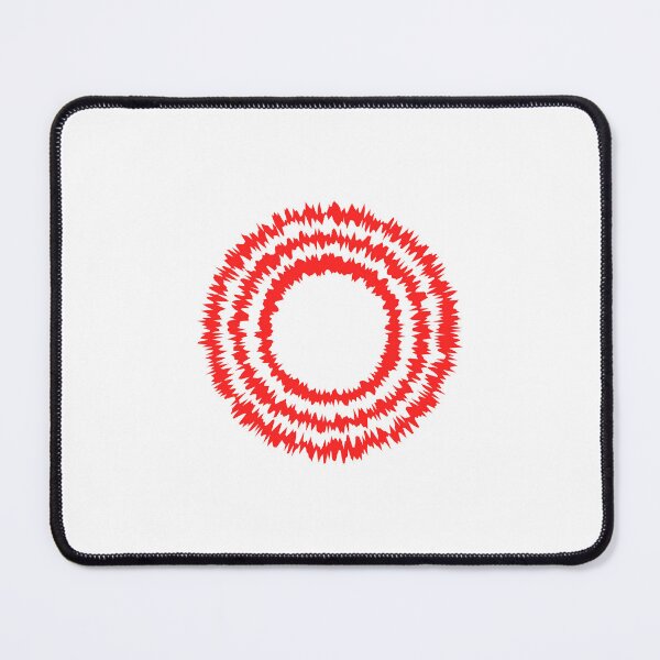 Item preview, Letter O Red Static Glitch Art designed and sold by uncoXab.