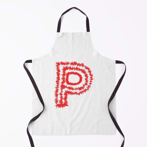 Item preview, Letter P Red Static Glitch Art designed and sold by uncoXab.
