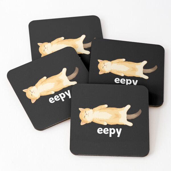 Item preview, Eepy Cat, Silly Sleepy Cat Unhinged Sarcastic Humor Meme designed and sold by toongstudio.