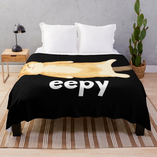Item preview, Eepy Cat, Silly Sleepy Cat Unhinged Sarcastic Humor Meme designed and sold by toongstudio.