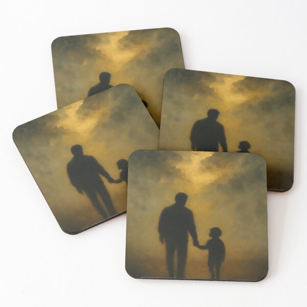 Item preview, Father and Child Walking Into the Light designed and sold by VandVArt.