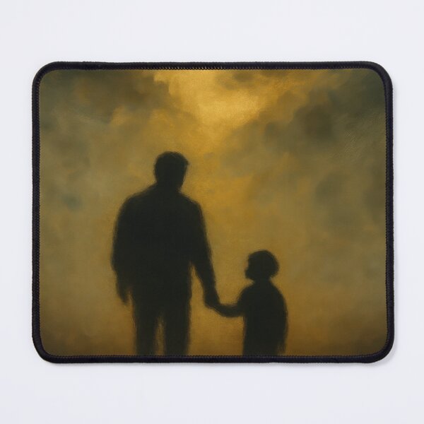 Item preview, Father and Child Walking Into the Light designed and sold by VandVArt.