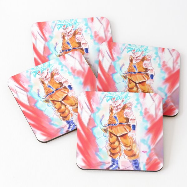 Item preview, Going SSJ- Kaio-Ken Goku Blue designed and sold by markclarkii.