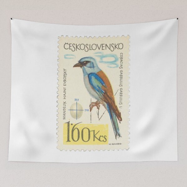 Item preview, Czechoslovakia European Roller Vintage Postage Stamp designed and sold by red-amber65.