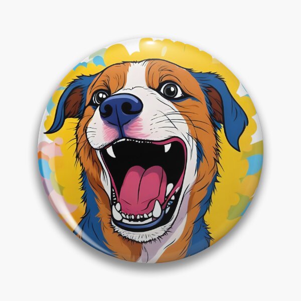 Item preview, Dog with Paint Splatter Print Smiling Dog Design Wrapping Paper designed and sold by bestggraphico.