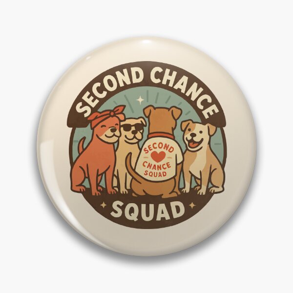 Item preview, Second Chance Squad – Rescue Dog Design designed and sold by Tiny Joy World.