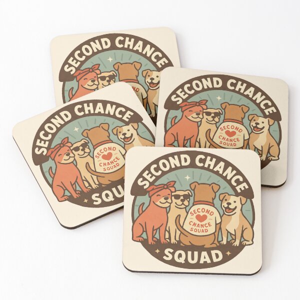 Item preview, Second Chance Squad – Rescue Dog Design designed and sold by Tiny Joy World.