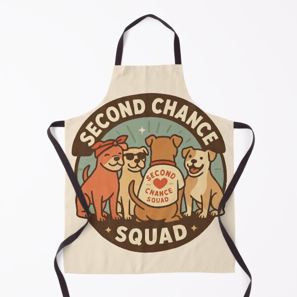 Item preview, Second Chance Squad – Rescue Dog Design designed and sold by Tiny Joy World.