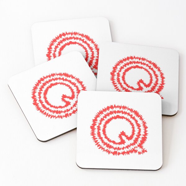 Item preview, Letter Q Red Static Glitch Art designed and sold by uncoXab.
