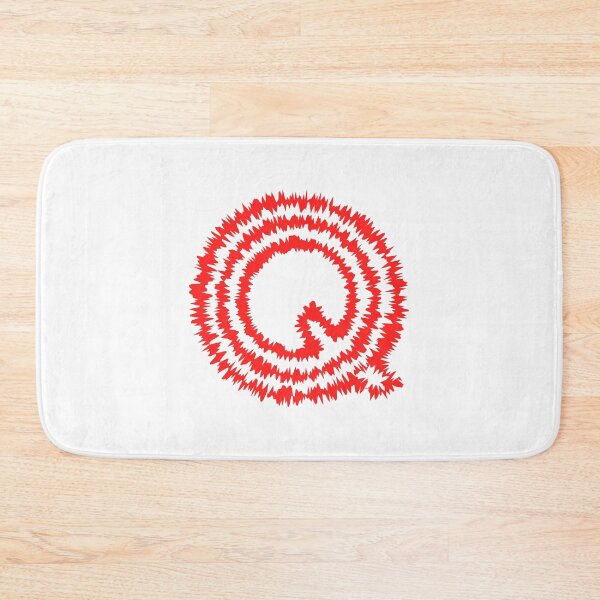 Item preview, Letter Q Red Static Glitch Art designed and sold by uncoXab.