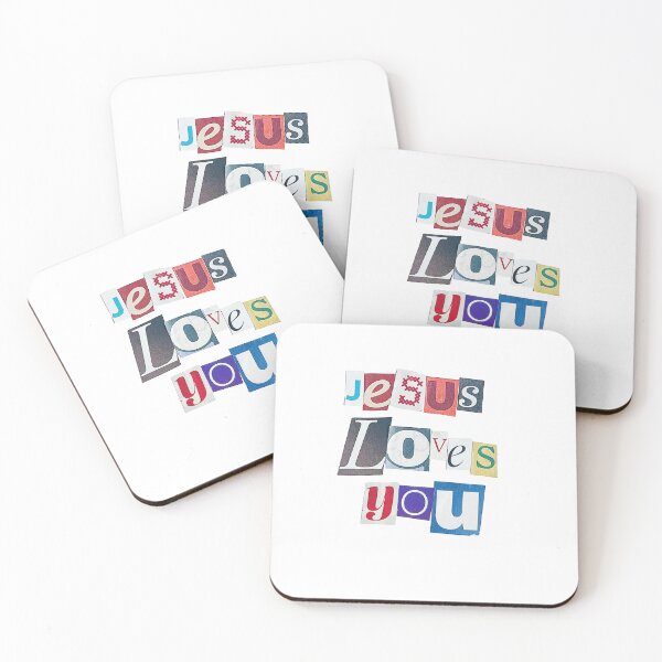 Item preview, Jesus loves you cutout design designed and sold by geranium place.