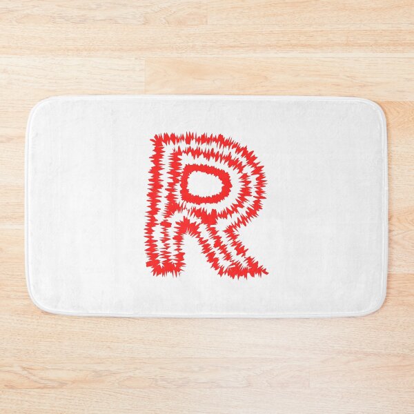 Item preview, Letter R Red Static Glitch Art designed and sold by uncoXab.