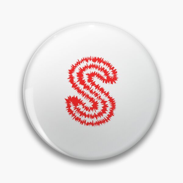 Item preview, Letter S Red Static Glitch Art designed and sold by uncoXab.