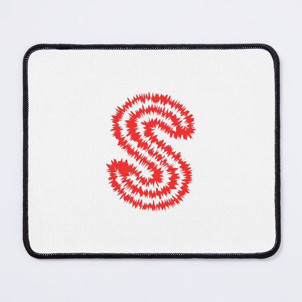 Item preview, Letter S Red Static Glitch Art designed and sold by uncoXab.