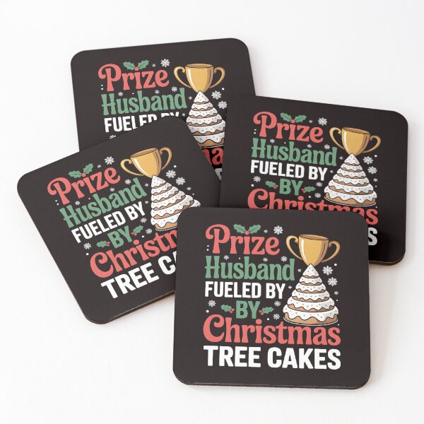Item preview, Trophy Husband Fueled by Christmas Tree Cakes - Funny Xmas Holiday Gift designed and sold by Redgiant87x.