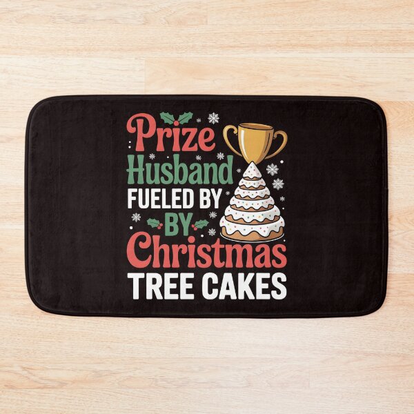 Item preview, Trophy Husband Fueled by Christmas Tree Cakes - Funny Xmas Holiday Gift designed and sold by Redgiant87x.