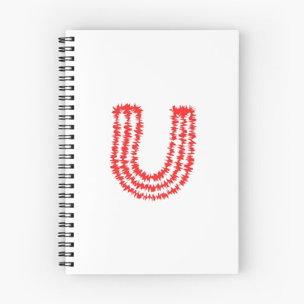 Item preview, Letter U Red Static Glitch Art designed and sold by uncoXab.