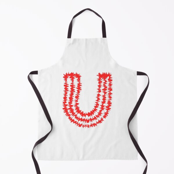 Item preview, Letter U Red Static Glitch Art designed and sold by uncoXab.
