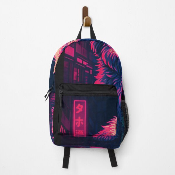 Item preview, Neon Tokyo Dog – Cyberpunk Street Art designed and sold by Sim shin.
