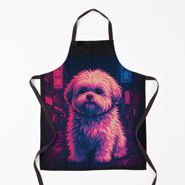 Item preview, Neon Tokyo Dog – Cyberpunk Street Art designed and sold by Sim shin.
