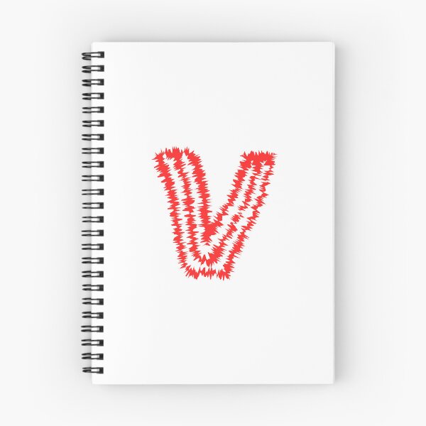 Item preview, Letter V Red Static Glitch Art designed and sold by uncoXab.