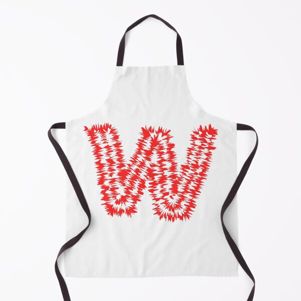Item preview, Letter W Red Static Glitch Art designed and sold by uncoXab.